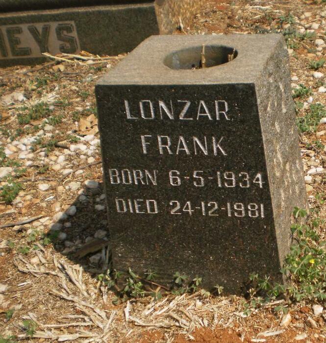 LONZAR Frank 1934-1981