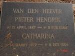 HEEVER Pieter Hendrik, van den 1867-1944 & Catharina DU TOIT 1877-1964