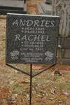 ? Andries 1937-1985 & Rachel 1938-2012