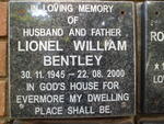 BENTLEY Lionel William 1945-2000