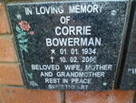 BOWERMAN Corrie 1934-2000