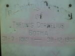BOTHA Cornelius Theunis 1919-1986