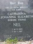 NEL Catharina Johanna Elizabeth nee FOURIE 1909-1987