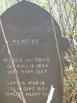 MEINTJES Petrus Jacobus 1856-1927 & Sophia Maria 1861-193?