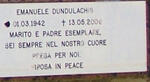 DUNDULACHIS Emanuele 1942-2006