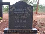 SPANGENBERG Elizabeth Francina 1909-1998