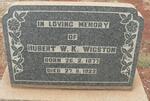 WIGSTON Hubert W.K. 1877-1922