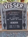 VISSER Hendrik 1922-1982