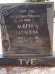 TYE Aletta Catharina 1911-1978