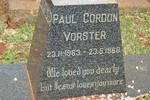 VORSTER Paul Gordon 1963-1966