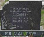 FILMALTER Elizabeth 1878-1967