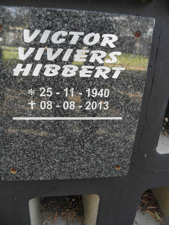 HIBBERT Victor Viviers 1940-2013