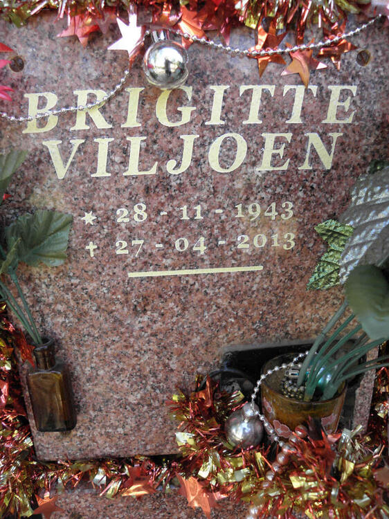 VILJOEN Brigitte 1943-2013