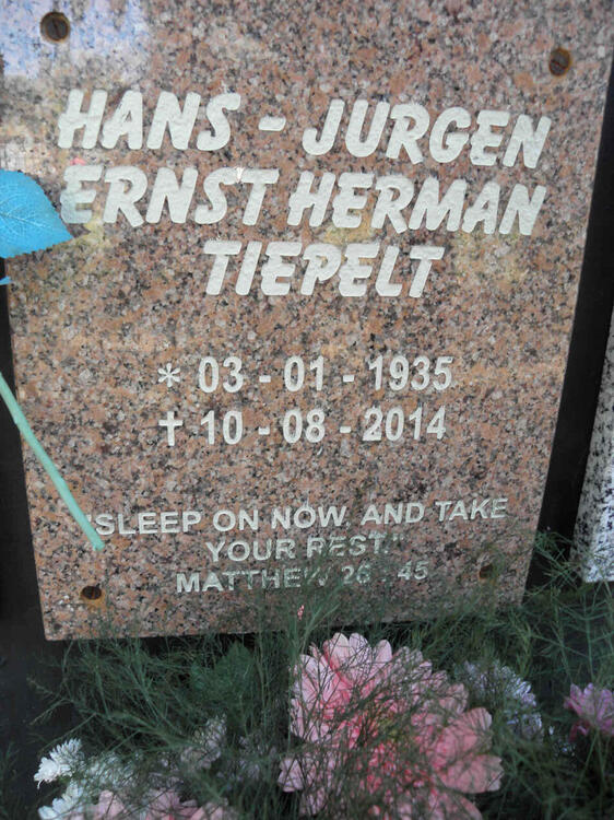 TIEPELT Hans-Jurgen Ernst Herman 1935-2014