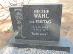 WAHL Helene nee FREITAG 1896-1971