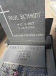 SCHMIDT Paul 1907-1964 :: SCHMIDT Christa nee KORBER 1922-2011