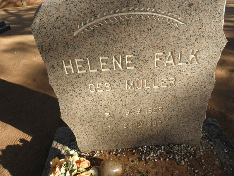FALK Helene nee MÜLLER 1925-1982