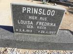 PRINSLOO Louisa Fredrika nee KIECK 1913-1987