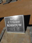 ROSSOUW C.T. Dewet 1900-1982