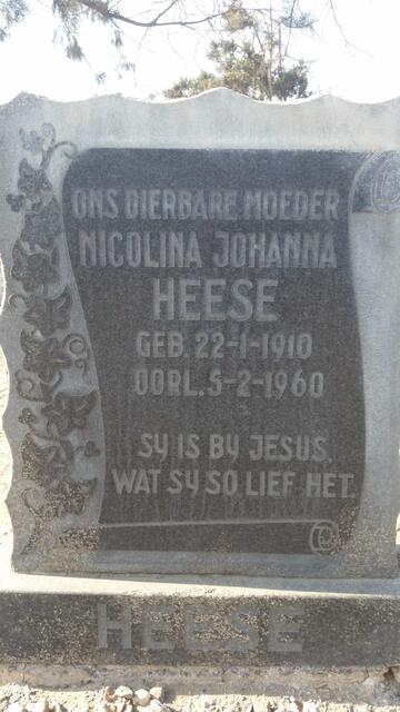 HEESE Nicolina Johanna 1910-1960