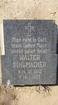 SCHUMACHER Walter 1902-1953