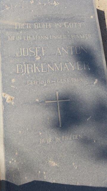 BIRKENMAYER Josef Anton 1878-1948