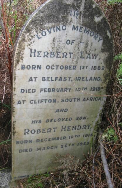 LAW Herbert 1882-1918 :: LAW Robert Hendry 1915-1923