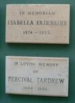 FAIRBAIRN Isabella 1874-1953 :: TARDREW Percival 1884-1966