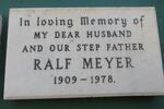 MEYER Ralf 1909-1978