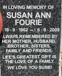 FOURIE Susan Ann 1962-2008