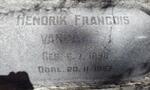 AARDT Hendrik Francois, van 1898-1957