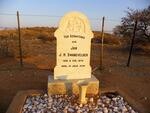 Namibia, KARAS region, Grunau, Wit Huis, farm cemetery
