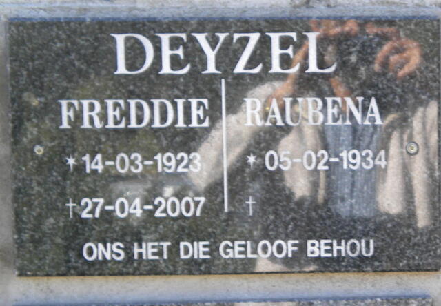 DEYZEL Freddie 1923-2007 & Raubena 1934-