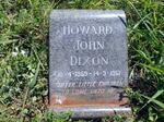 DIXON Howard John 1959-1961