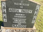 NAIDOO Abbia Paddy -1969