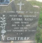 CHITTRAY Katrina Kathy nee HEYNES -1972