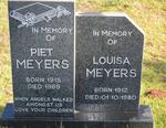 MEYERS Piet 1915-1969 & Louisa 1912-1980