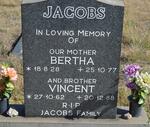 JACOBS Bertha 1928-1977 :: JACOBS Vincent 1962-1988