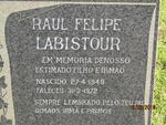 LABISTOUR Raul Felipe 1949-1972