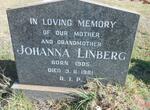 LINBERG Johanna 1905-1981