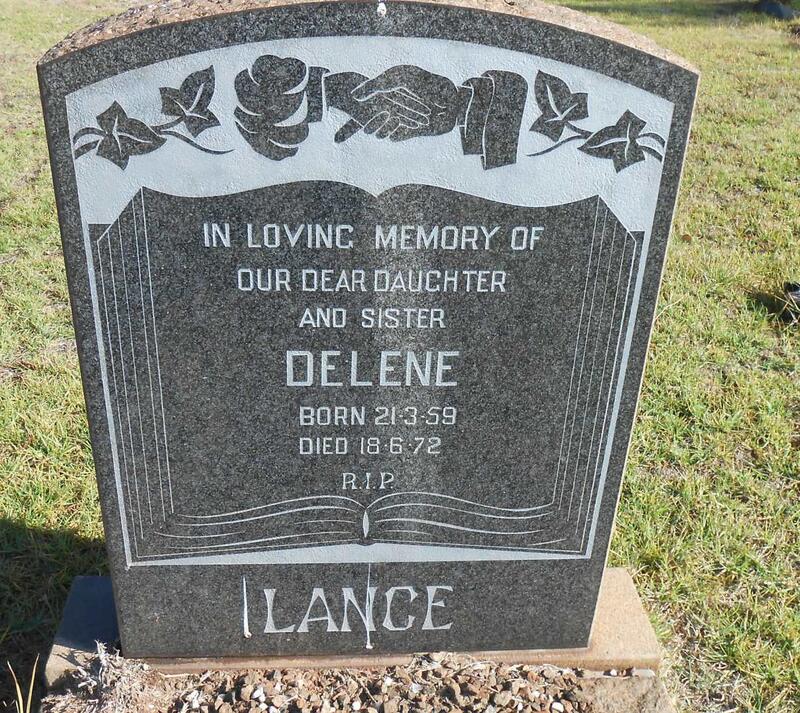 LANCE Delene 1959-1972