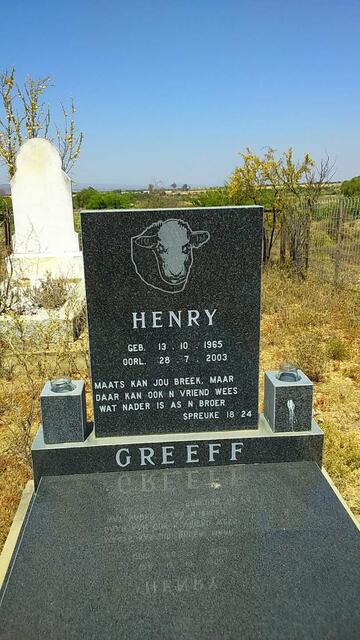 GREEFF Henry 1965-2003