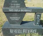 MKHWANAZI Faro Gqola 2003-2004