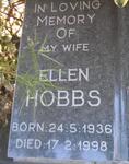 HOBBS Ellen 1936-1998
