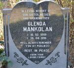 MANKOLAN Glenda 1949-1996