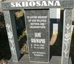 SKHOSANA Jane Bikwaphi 1920-1999