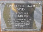 DAVIS John Alister Owen 1929-1995