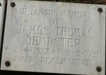 DEMPSTER James Thomas 1922-1986