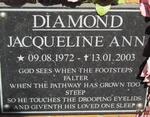 DIAMOND Jacqueline Ann 1972-2003