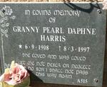 HARRIS Pearl Daphne 1908-1997